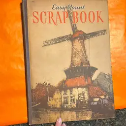 Handmade Vintage 40s Scrapbook