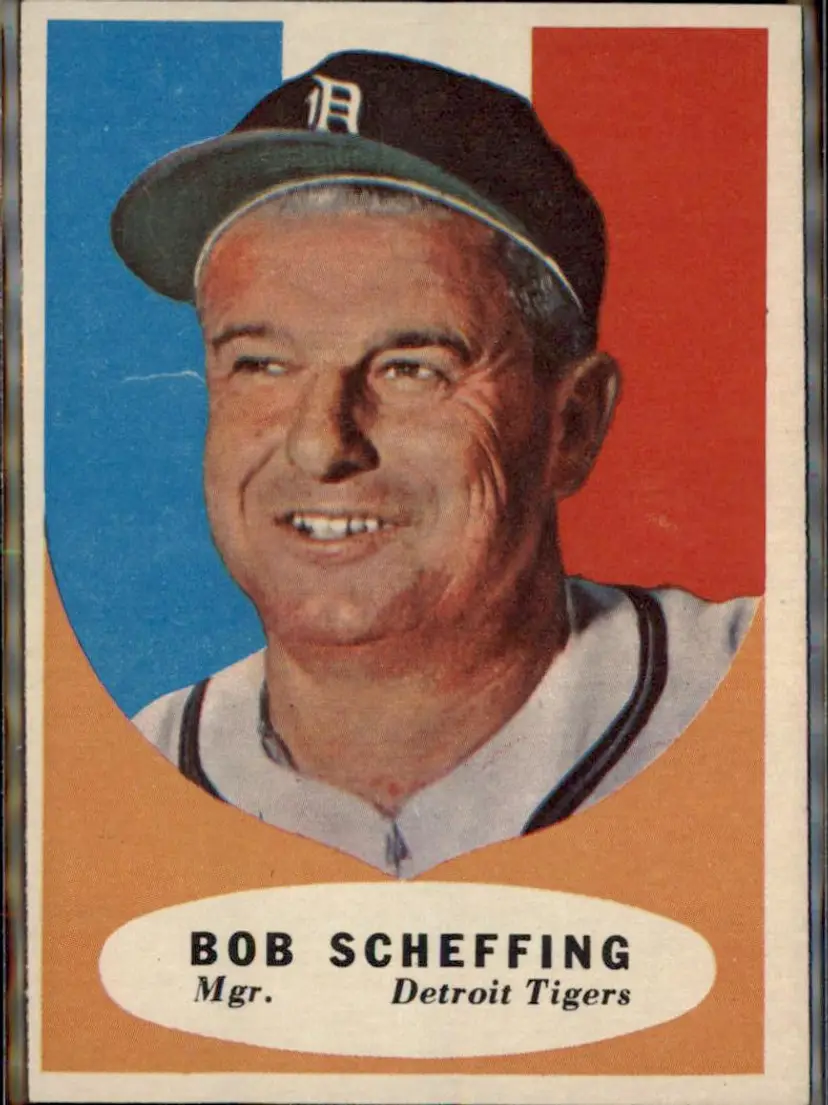 1961 Topps #223 Bob Scheffing - ( ) - Detroit Tigers