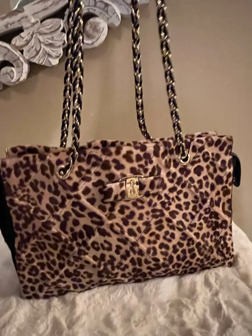 Salvatore Ferragamo Pony Hair Shoulder Bag