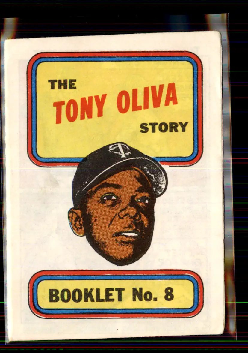 Tony Oliva 1970 Topps Booklets #8 - Minnesota Twins - (pk2-86)