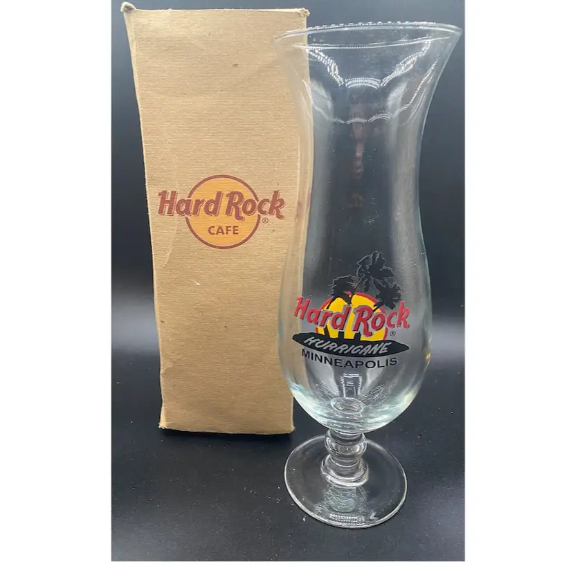 Hard Rock Cafe Hurricane Glass
