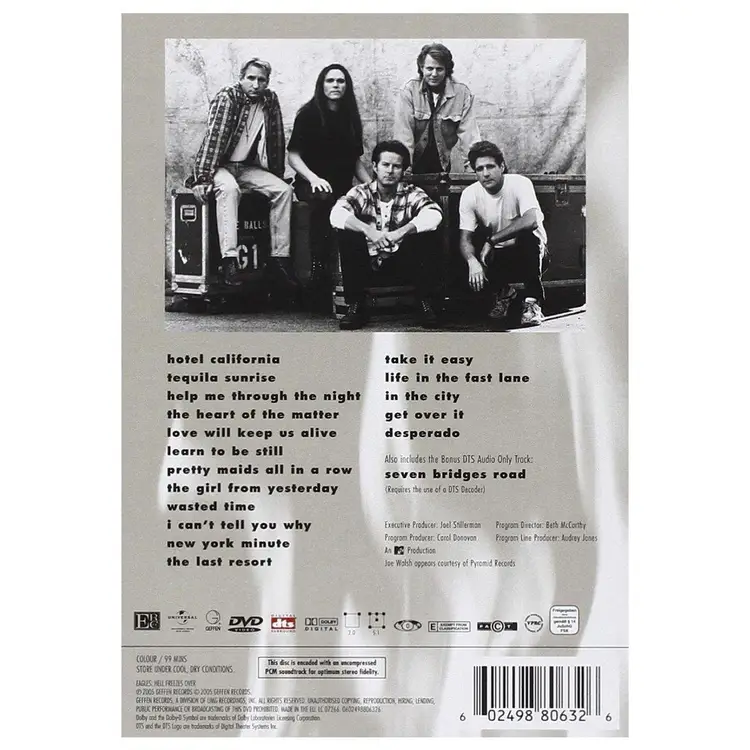 Eagles - Hell Freezes Over [DVD] Like New
