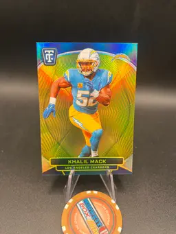 Khalil Mack Gold #/10 2024 Totally Certified Los Angeles Chargers