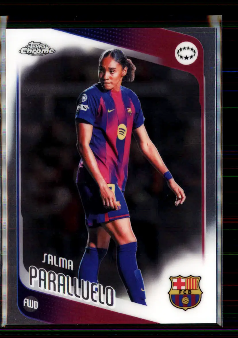 Salma Paralluelo 2025-26 Topps Chrome UEFA Women's Champions League #88 - (143) - FC Barcelona