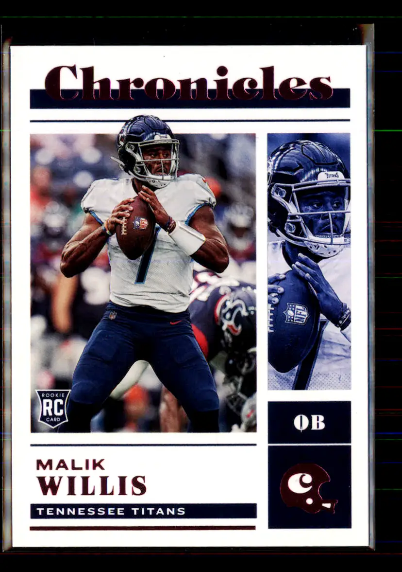 Malik Willis 2022 Panini Chronicles Pink #34 - (113) - Tennessee Titans