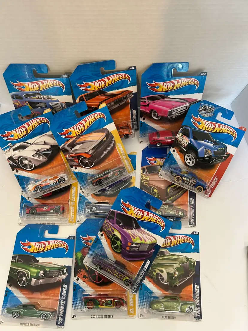 Lot Of 2011 Hot Wheels Car In Packages 13