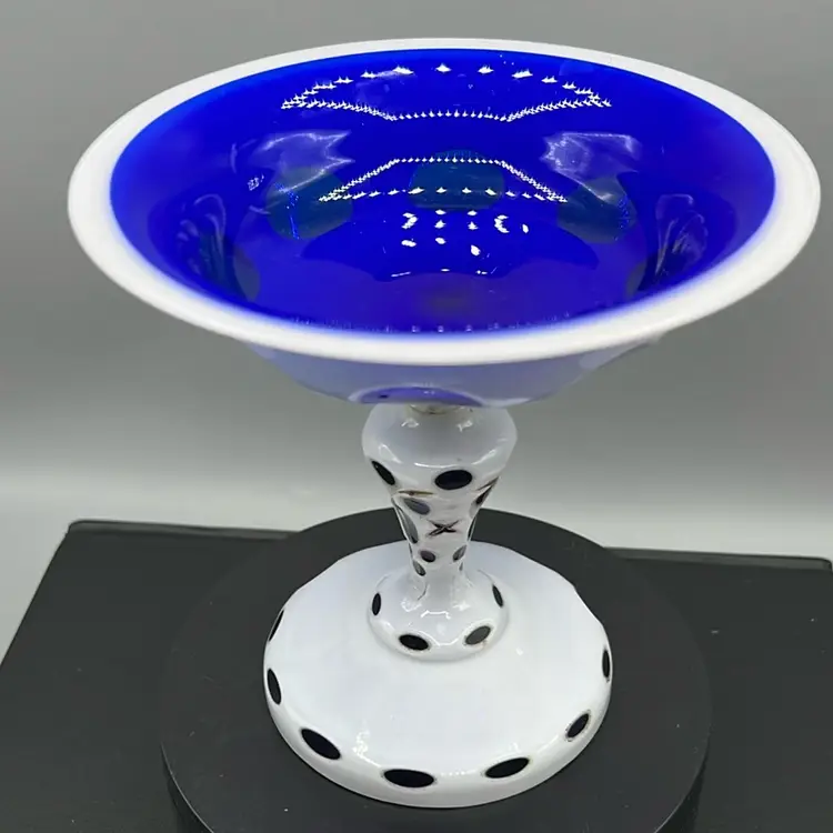 Bohemia Glass Compote