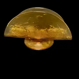 Vintage Indiana Tiara Pressed Glass Amber Napkin Holder