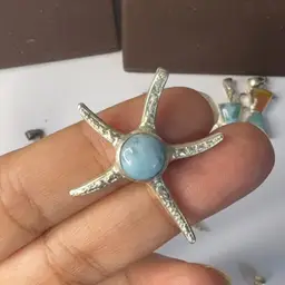 #03 - Sea Star Larimar Pendant