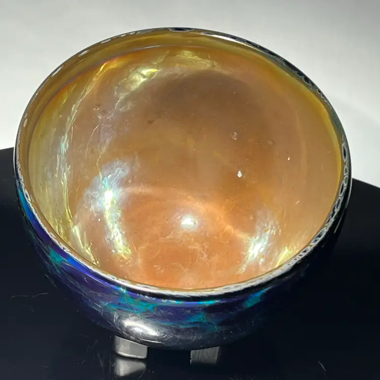 Signed Studio Art Glass Vase