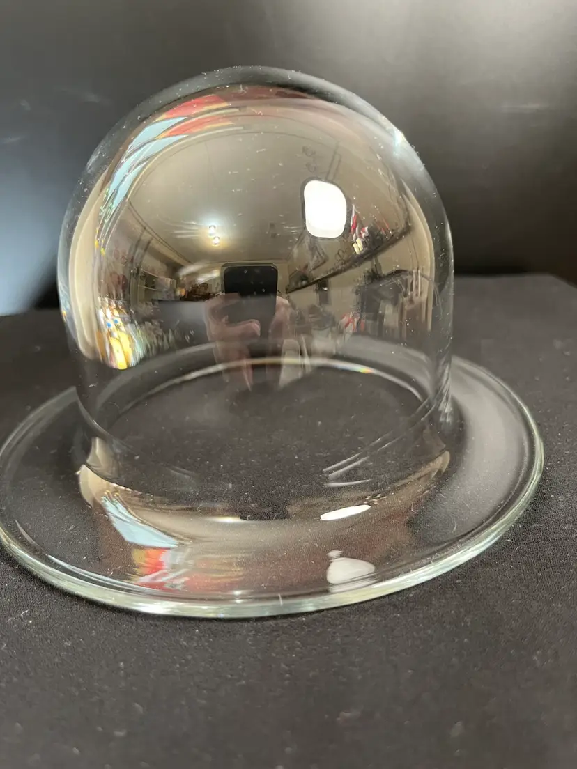 Clear Glass Dome (Only) for Cloche or Butter Dome/Dish  (NO bottom). Lot 53