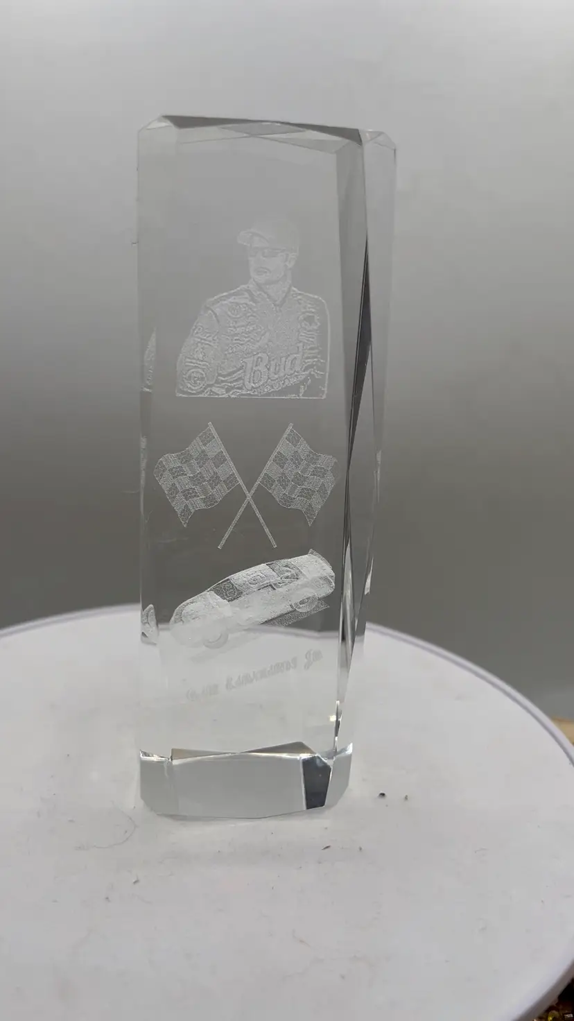 DALE JR ETCHED PAPERWEIGHT