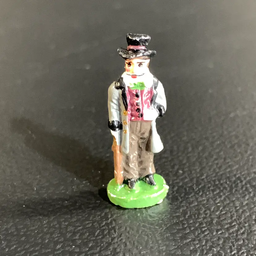 Tiny Metal Man in Top Hat