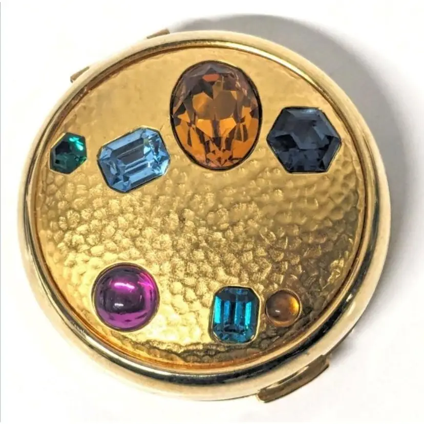ESTEE LAUDER Golden Jewel Powder Compact