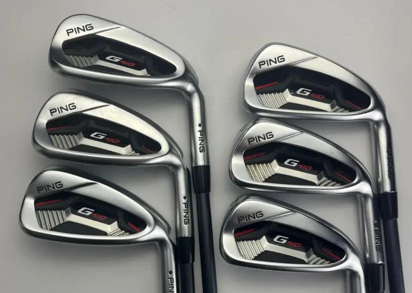 Ping G410 Black Dot Irons 5-PW - Ping ALTA AWT Regular Flex +0.25" - Very Good