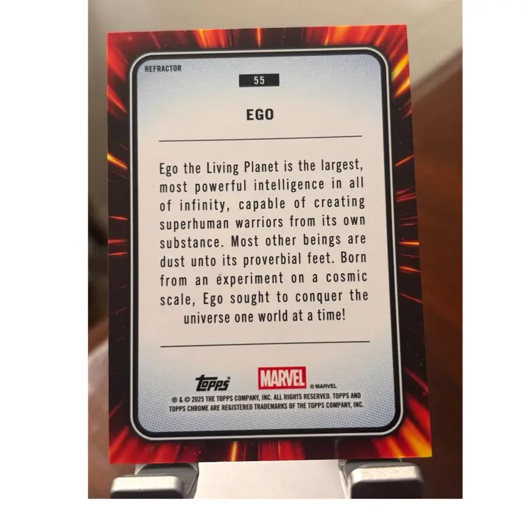 2025 Topps Marvel Chrome Ego Refractor #55