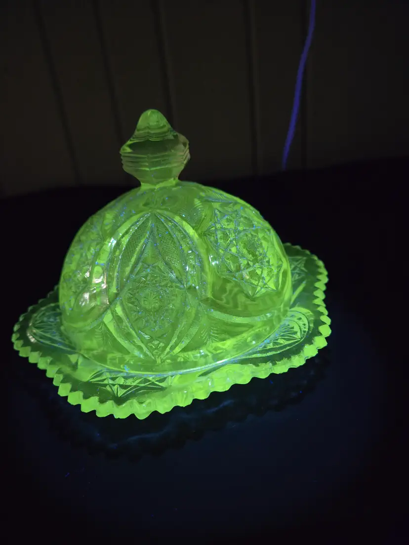 EAPG Imperial Glass Co. "Rocelle" Butter Dish