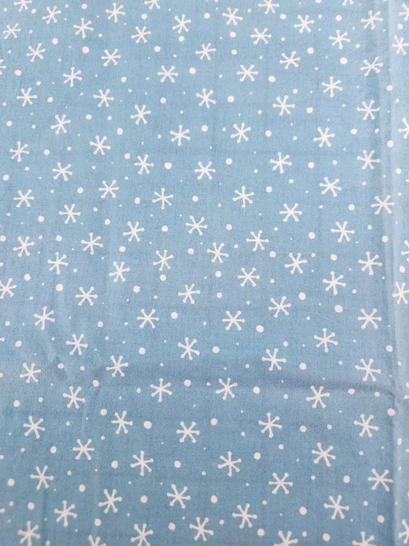 Vintage Blue Cotton Fabric