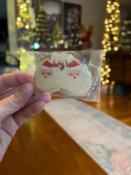 New Old Stock Santa Garland