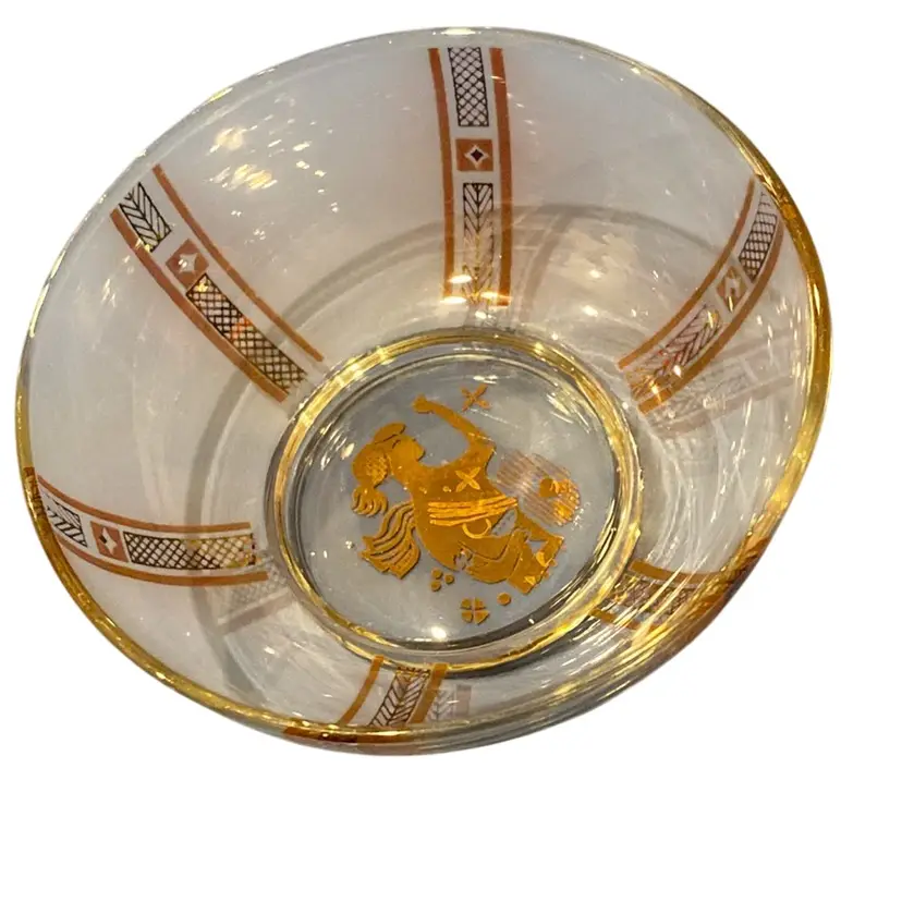Georges Briard MCM Small 22kt Gold Dip Bowl