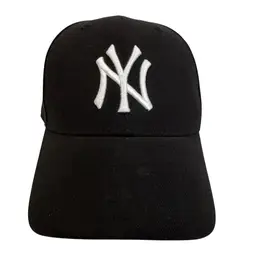 New York Yankees MLB Embroidered Logo Black Unisex Adjustable Hat by ‘47 Brand