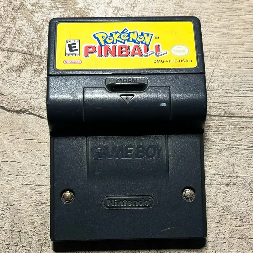 Pokémon Pinball video game cartridge with rumble for the Nintendo Game Boy