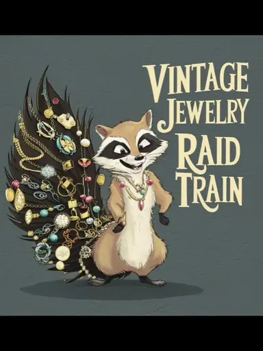 Vintage Jewelry Raid Train Thrifty Tiffani
