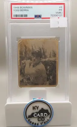 YOGI BERRA 1948 Bowman PSA 1 (MK)