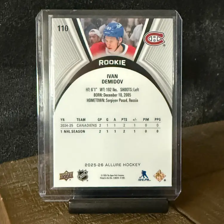 Ivan Demidov - 2025-26 Upper Deck Allure- Montreal Canadiens