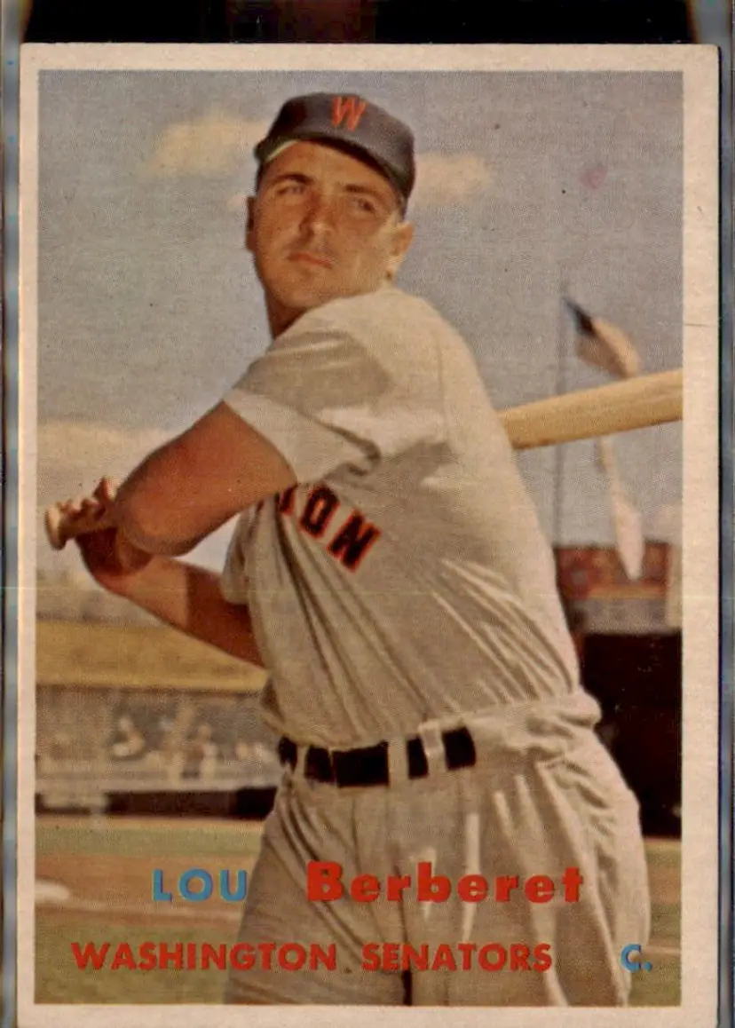 1957 Topps #315 Lou Berberet - ( pk1 ) - Washington Senators
