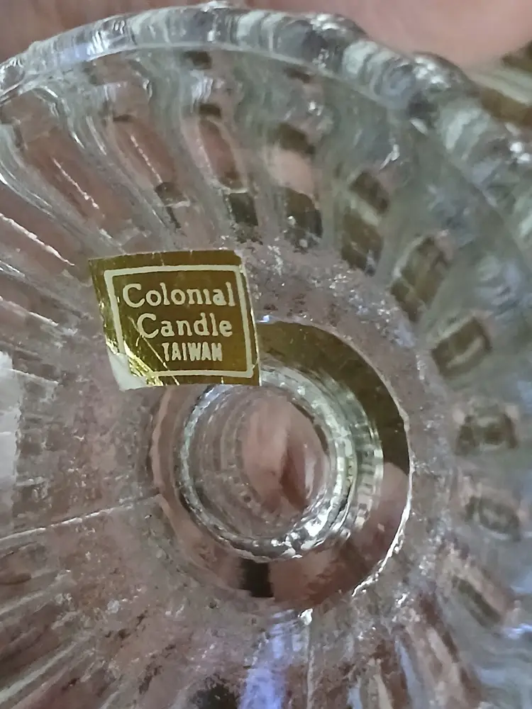 Vintage Colonal Candle Tiawan Candle Holder