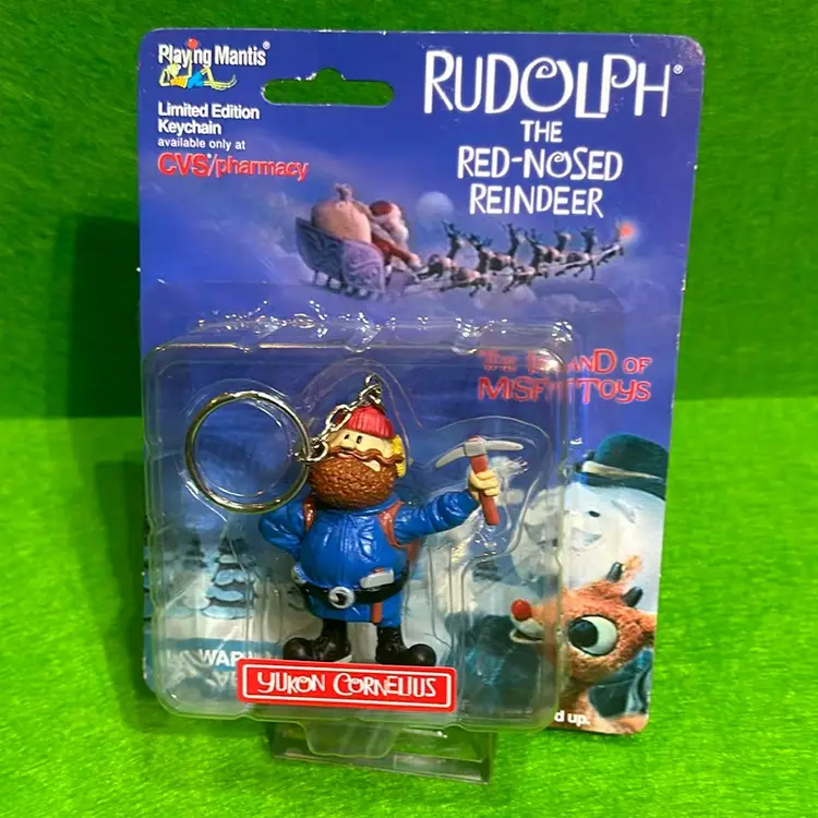 New RUDOLPH THE RED NOSED REINDEER CVS YUKON CORNELIUS KEYCHAIN