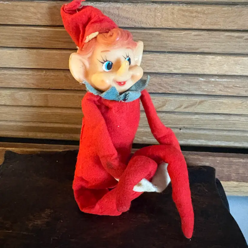 Vintage Red Knee hugger big ears