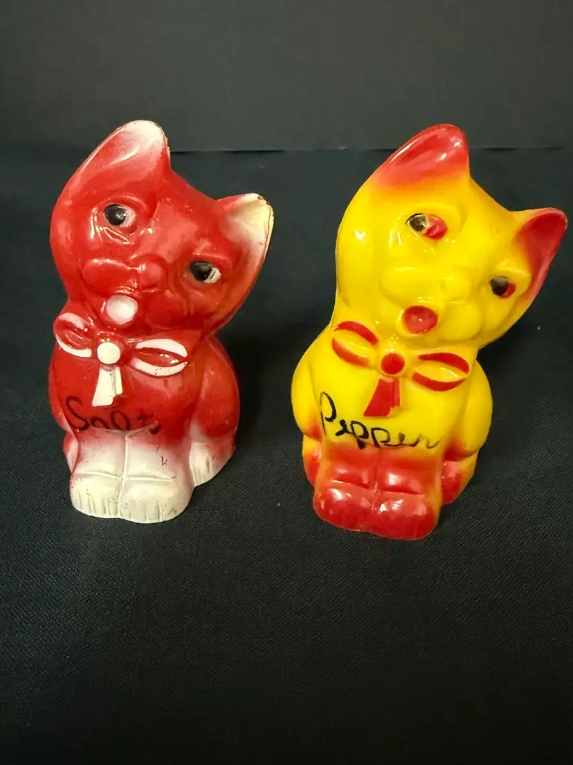 Plastic/Celluloid Salt and Pepper Shakers