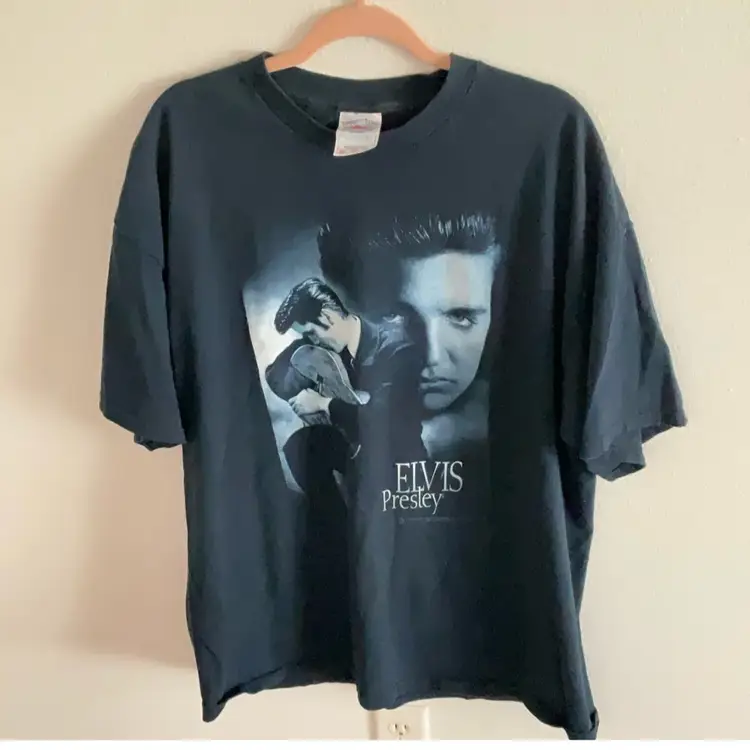 Vintage Elvis Tennessee River Tag Short Sleeve Crew Neck Tee 2X