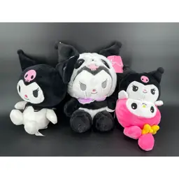 Sanrio Kuromi Plush Lot Of 3