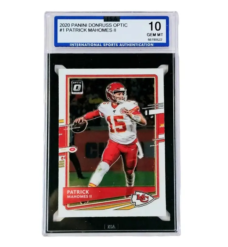 Patrick Mahomes Panini Optic GEM MINT 10 2020 #1 Chiefs MVP!