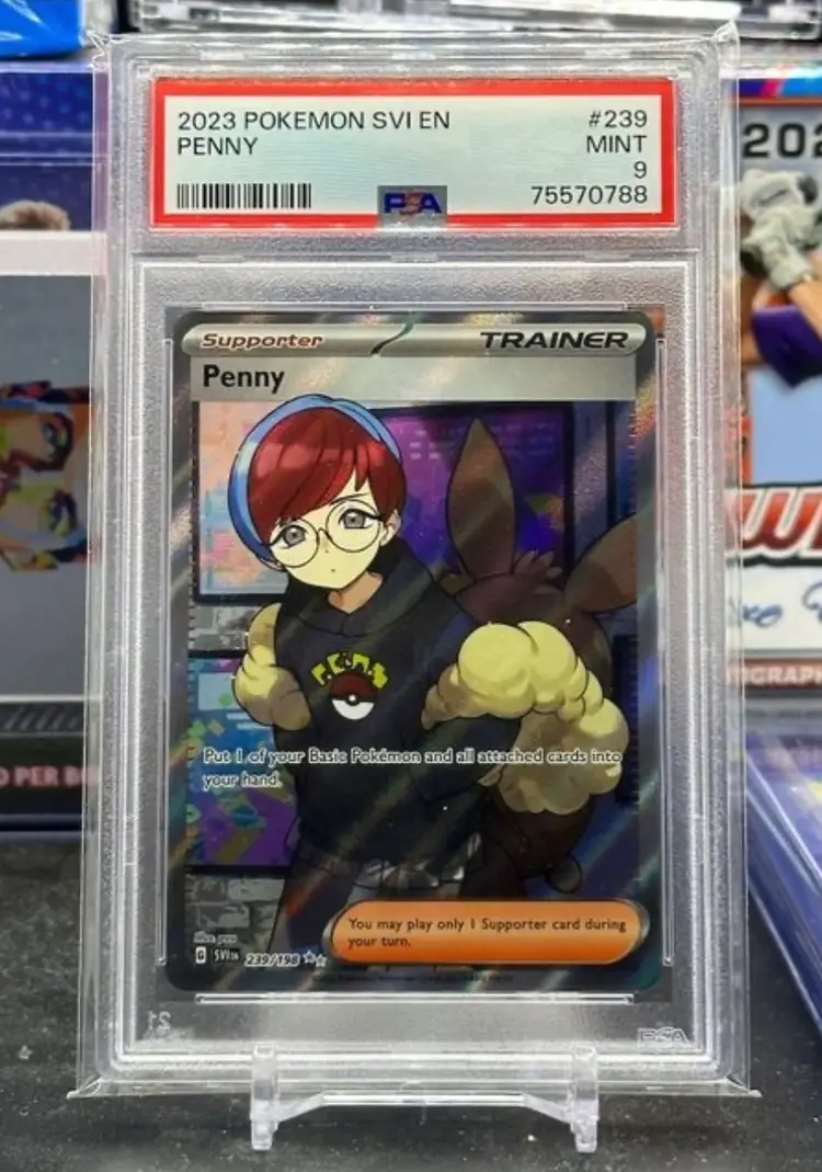 Penny 239/198 Sv01: Scarlet & Violet Base Set Holo PSA 9