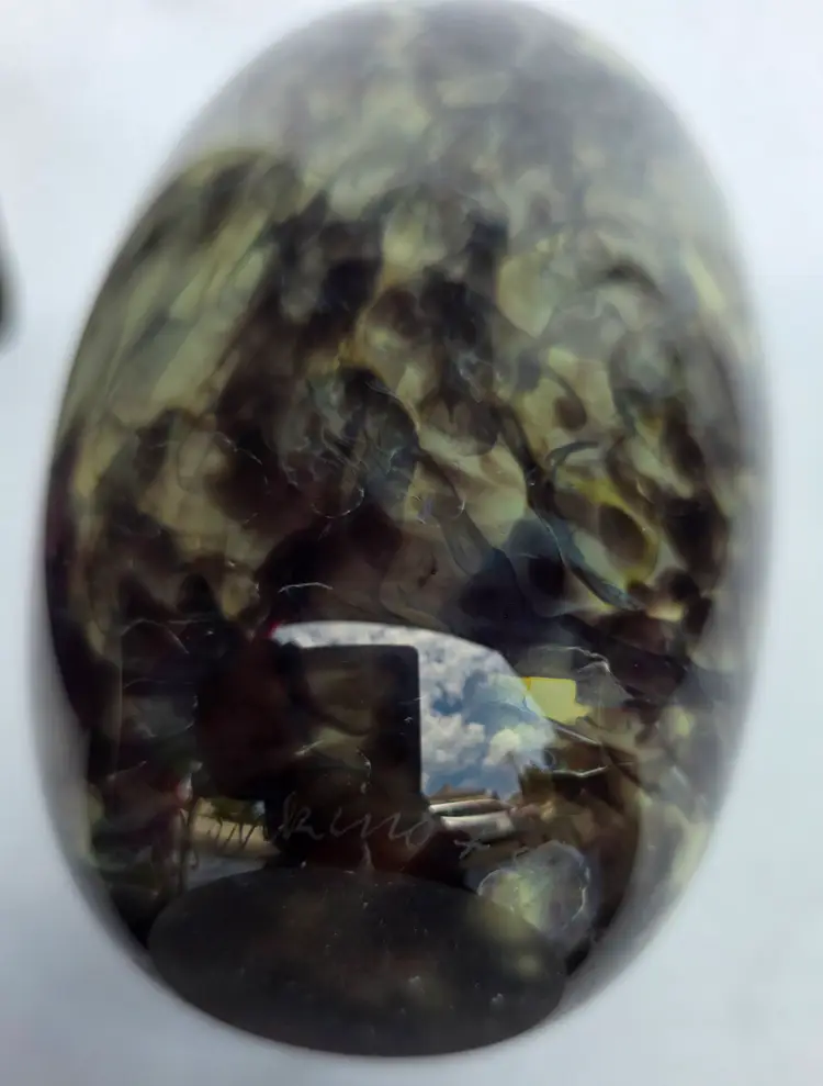 Signed ART Glass N Jenkino 2002 vase