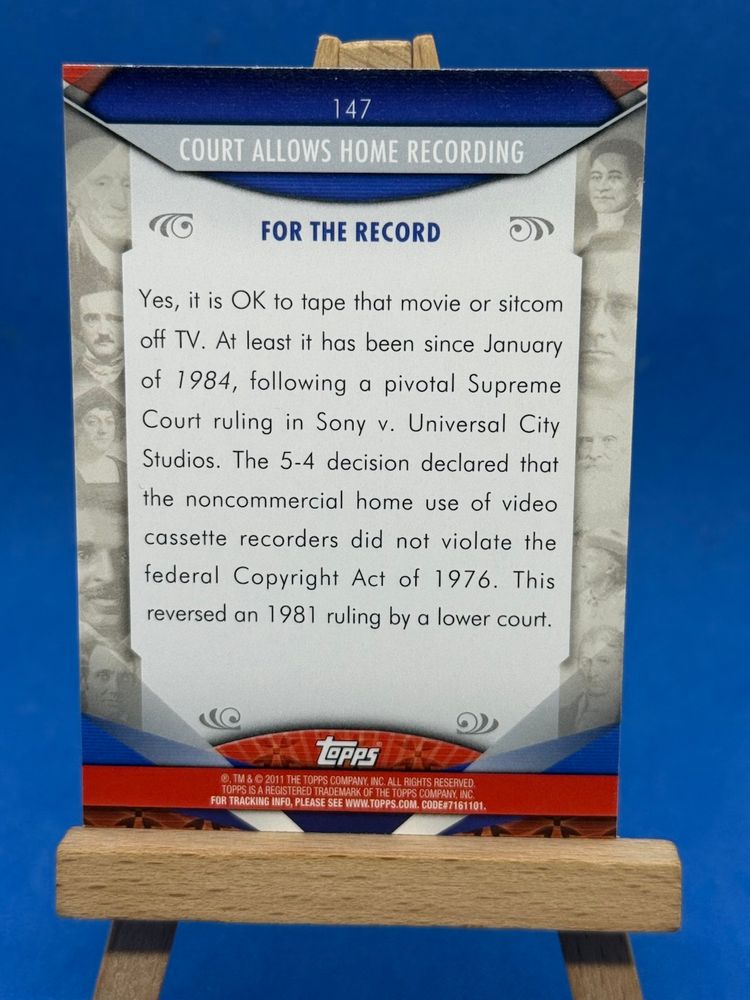 2011 Topps American Pie Home Recording #147