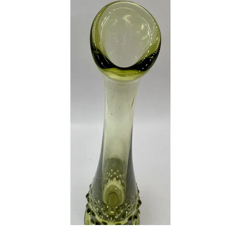 Art Glass Large Bullicante Controlled Bubble Pink Yellow White Swirl Paperweight
