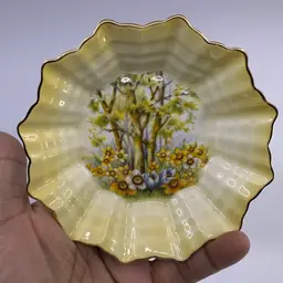 Rare Shelley England Daffodil Candy Dish CIRCA 1945-1966