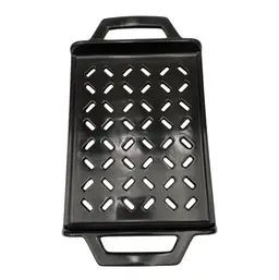 Sur La Table Nonstick Stoneware Grill, 12", Black Top, for Gas/Charcoal Grills
