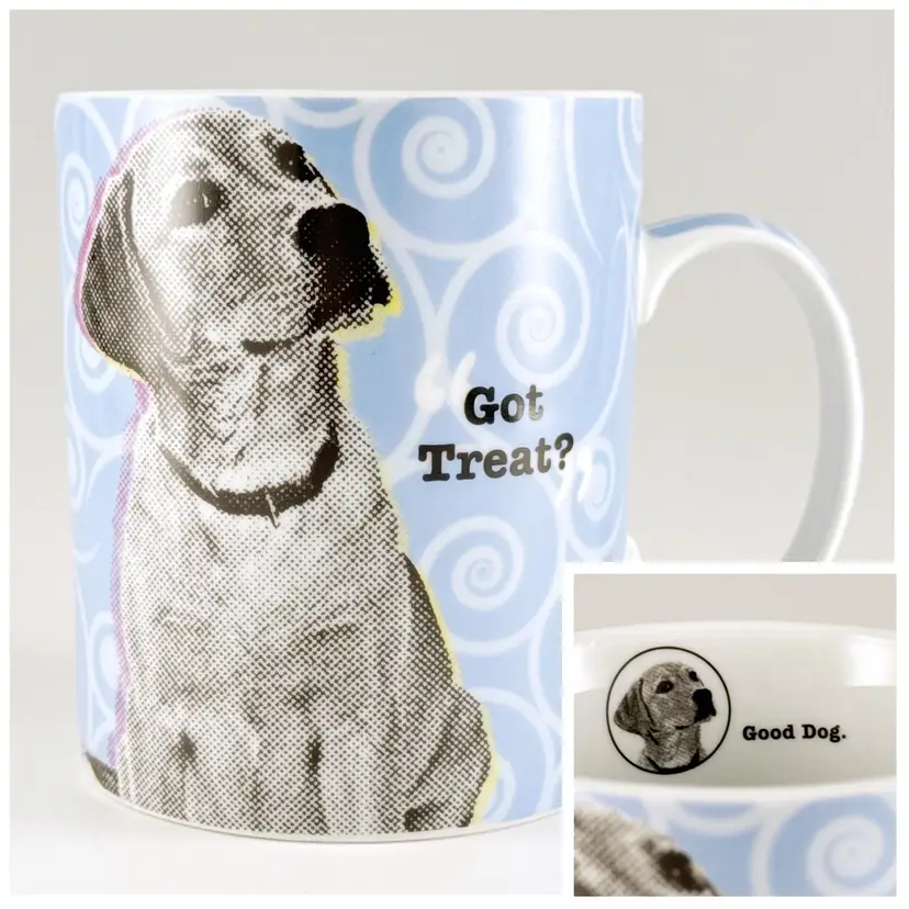 Vintage Konitz "Got Treat? Good Dog" Canine Classics 16oz Labrador Retriever Mug