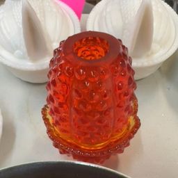 Fenton Fairy Lamp Glows