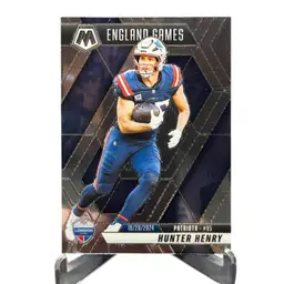 Hunter Henry 2025 Panini Mosaic Intl Games England Games #262 NE Patriots
