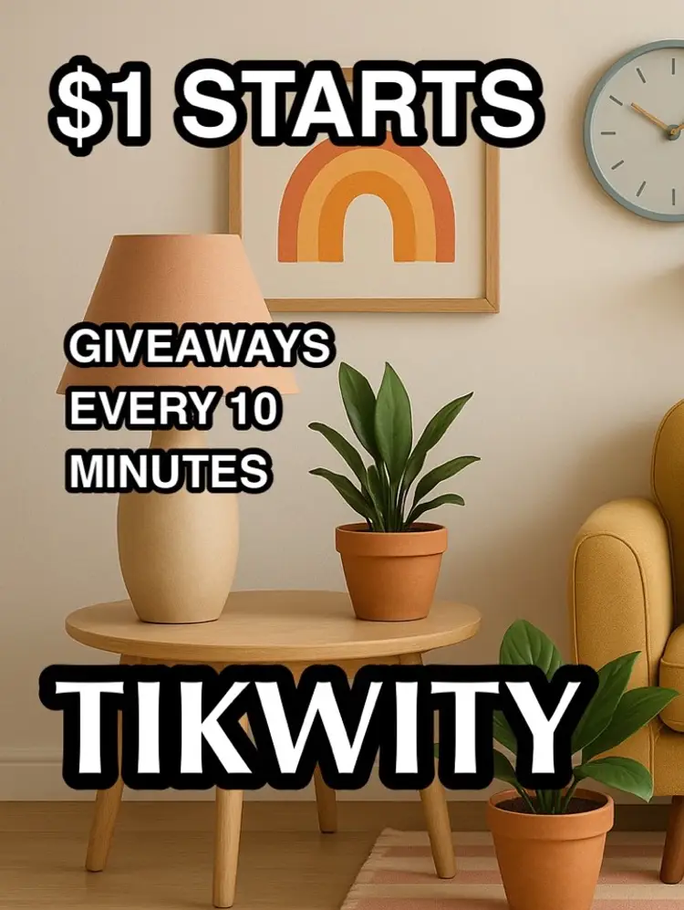 $1 STARTS HOME DECOR 6:30-8pm EST 