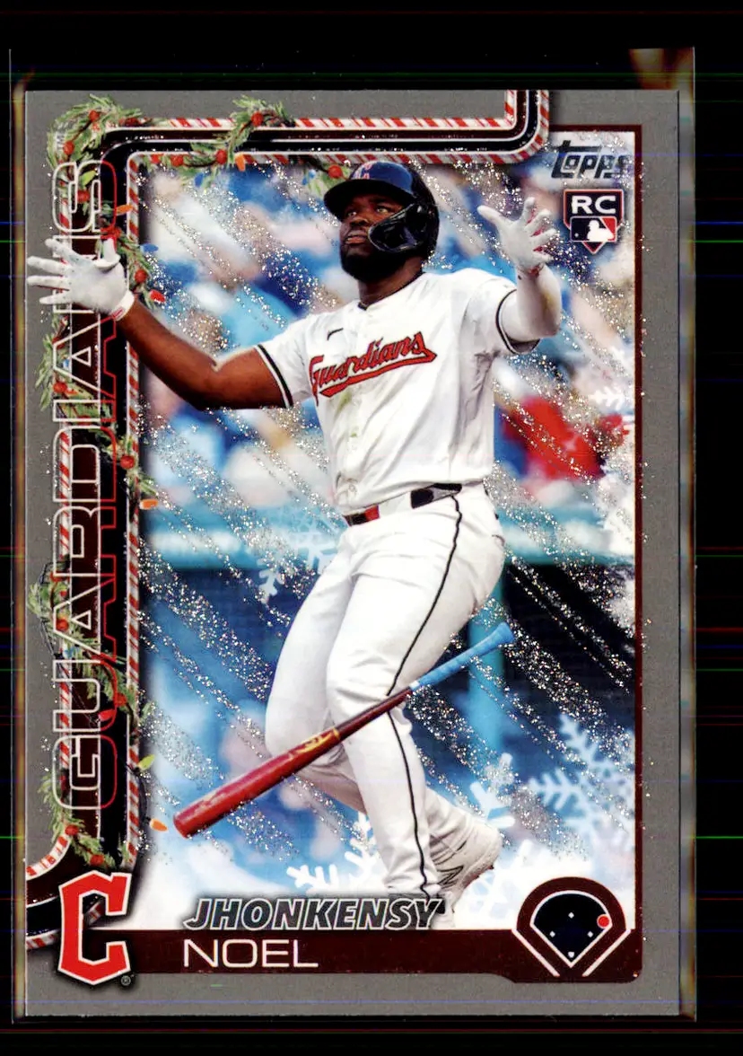 Jhonkensy Noel 2025 Topps Walmart Holiday Glitter #H120 - (135) - Cleveland Guardians