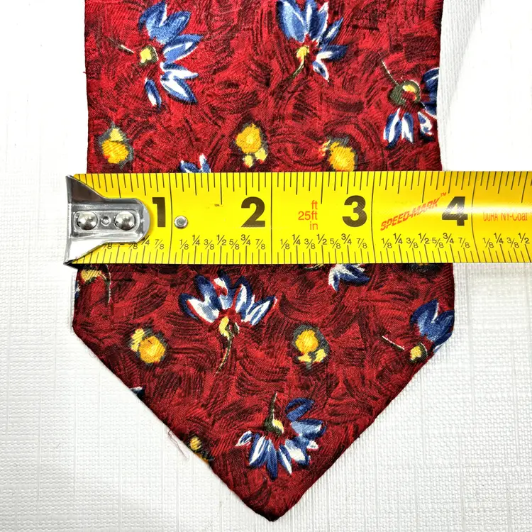 Geoffrey Beane Floral Silk Tie Designer Formal Office Core Business Made USA 56”