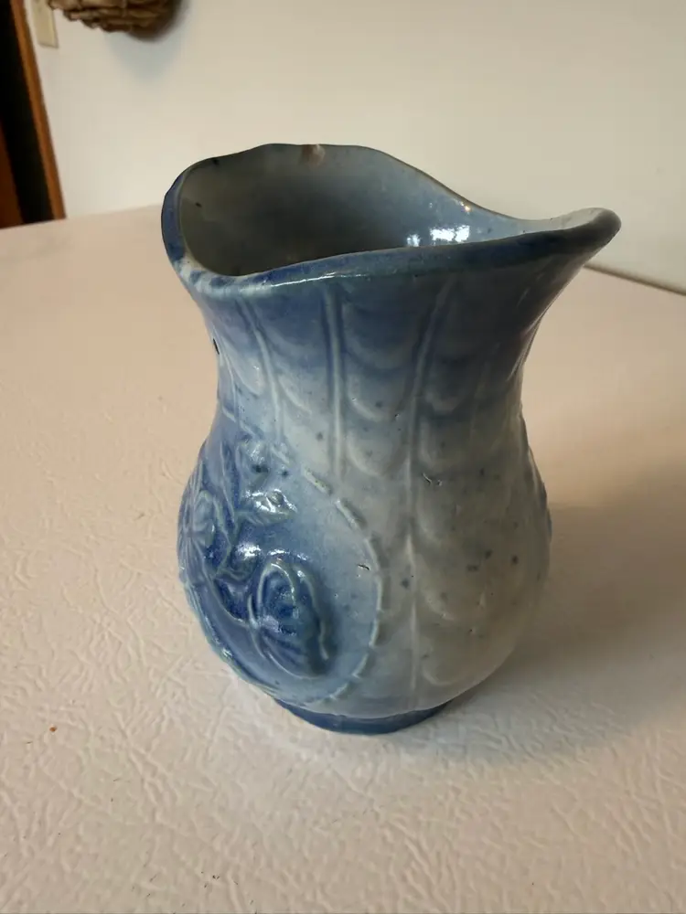 Vintage Salt Glazed Stoneware Vase
